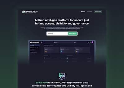 StratoCloud 🔗https://www.strato-cloud.io/ My role: Framer D...