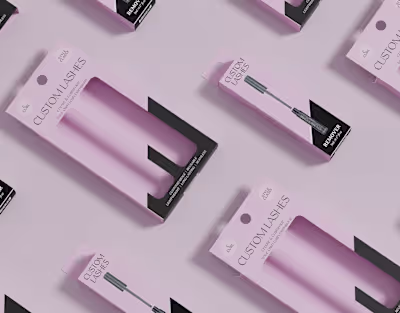 Custom Lashes - Packaging Design & Mockup