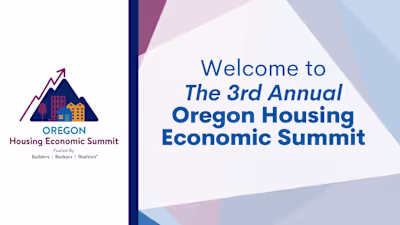 2022 Oregon Housing Economic Summit - YouTube