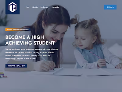 Preschool Website Development