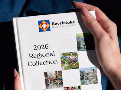 Revelstoke Gallery of Art Logo Design