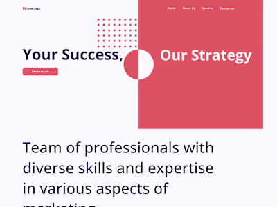 Web Design for Corporate Landing Page
