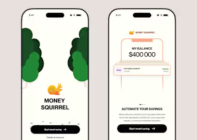 Money Squirrel - Fintech Mobile App