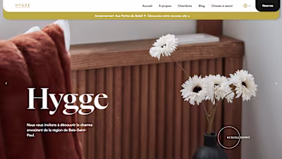 Direct Booking Website Design for Canadian Hospitality Business