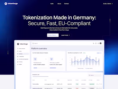 Tokenforge Website Redesign & Rebuild