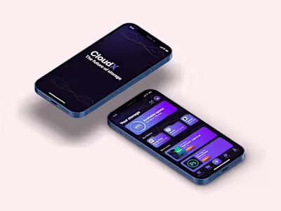 CloudX | UI/UX Application Conception 🎆
