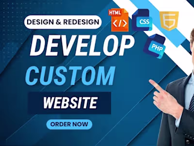 I will develop website in HTML CSS bootstrap javascript PHP
