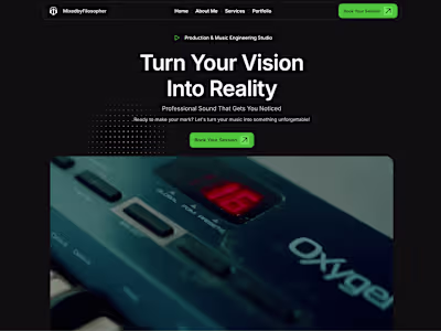 Website Framer Development - MixedByFilosopher