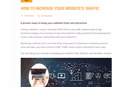 How to Increase Your Website’s Traffic - METAXA DESIGN