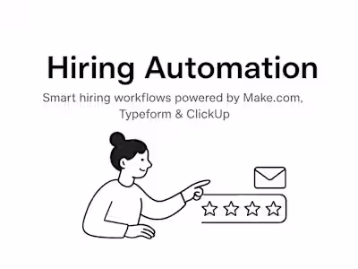 Hiring System (Make.com + ClickUp + TypeForm)
