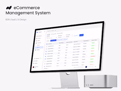 SaaS | E-Commerce Management System Design