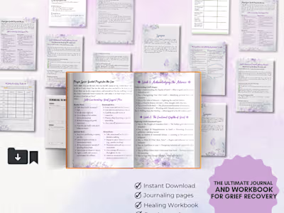 Wellness Planner Design and Marketing Mockups