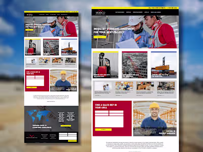 Construction Company Website UX