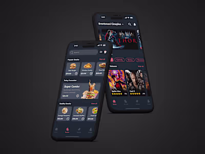 MoviEats - App Design