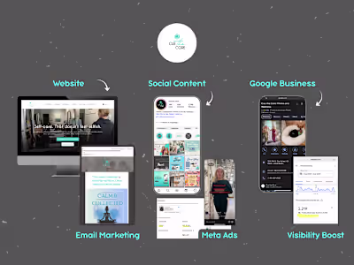 Pilates Studio Marketing: Website, Email, Social, Graphic Design