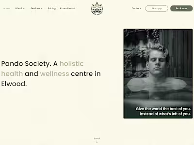 Pando Society | Elwood’s hub for holistic wellness