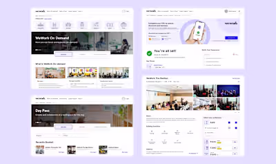Revamping the User flow for Wework On-demand