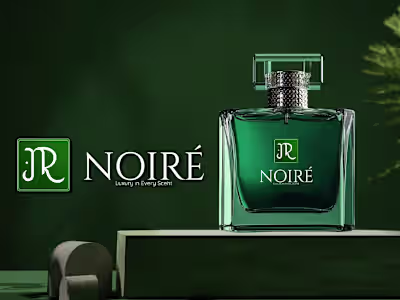 Luxury Fragrance Brand Identity & Packaging for JR NOIRÉ