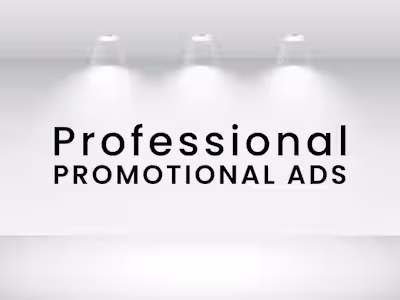 Professional Promotional Ads