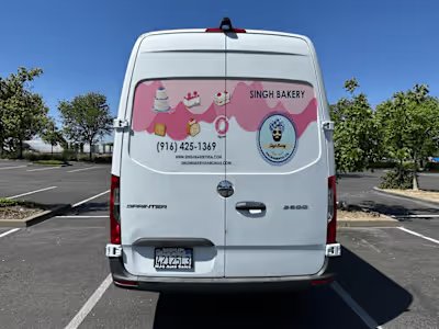 Eye-Catching Van Wrap 