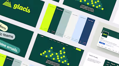 Glacis - Brand + Landing Page Design