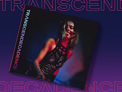 Shaping Bold Neon Psychedelia for Music Packaging