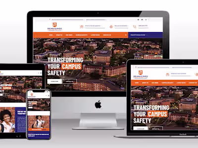 Custom Website Design for Campus Security Company