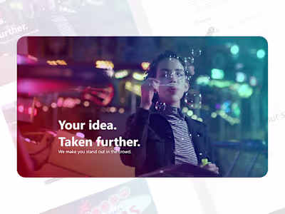 Marketing agency website redesign to increase conversions