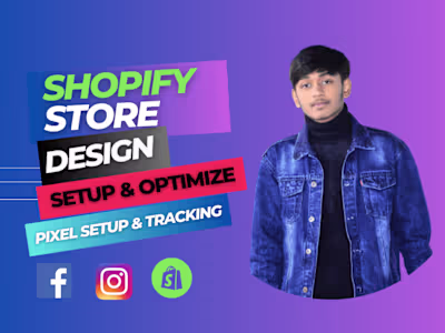 I will build a modern shopify website design and ecommerce websi