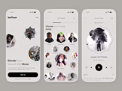 Music Stream Mobile App