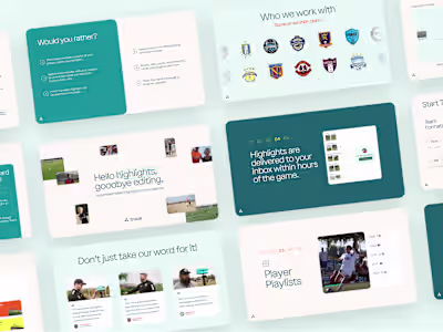 AI Soccer Video Highlights Pitch Deck