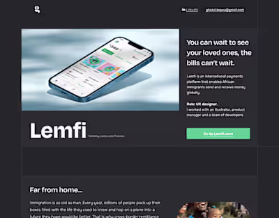 LemFi mobile app