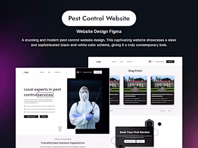 Pest Control Website