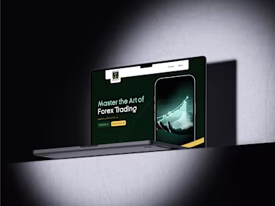 Forex Course Landing Page