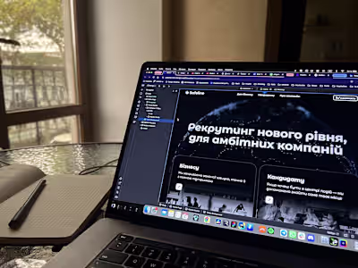 My last product work – corporate website for the Internation...