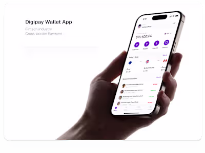 Design a Fintech Wallet Mobile App The Digipay app is a cros...
