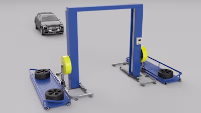 3D Robot Tire Changer - YouTube