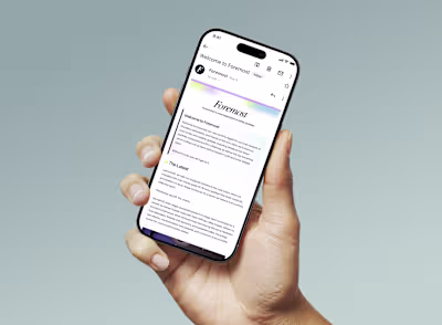 Foremost - Newsletter & Branding Design