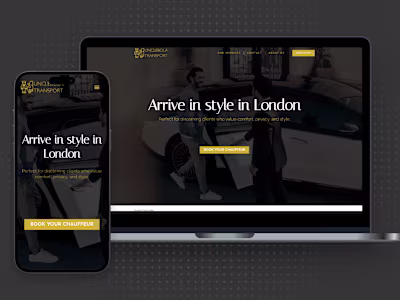 Luxury Transportation Website
