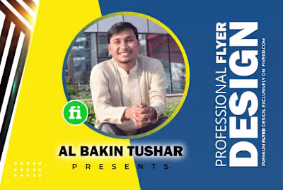 I will design professional flyer for you