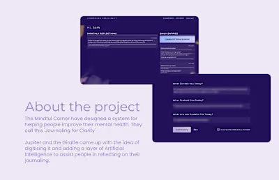 Journaling for Clarity | Web App and Landing Page Build on Beha…