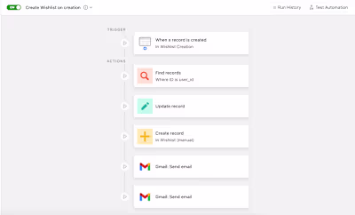 Whish — No-code MVP