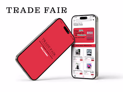TRADE FAIR(An E-commerce Mobile Application) :: Behance