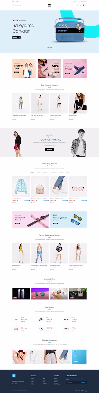 35mm E-Commerce Website 