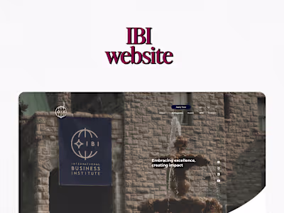 UI Design for Corporate website