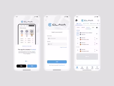 Clava Sports App Development