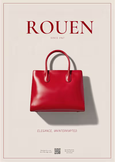 Created  minimalist vintage style