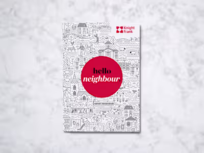 Knight Frank Area Guide Art Direction