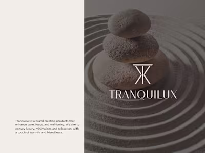 Tranquilux-Logo Design | Brand Identity