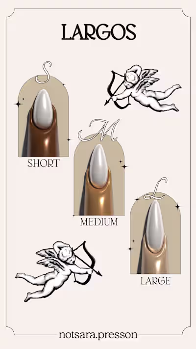 Not Sara Press On Nails - Social Media